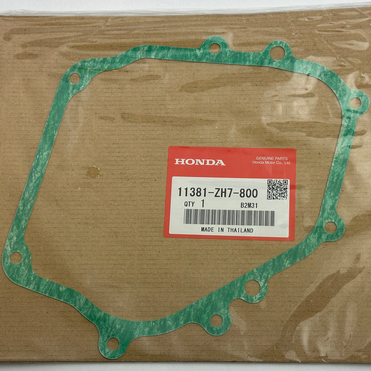 Genuine Honda GX120, Side Cover Crank Case Gasket, Engines UT1, UT2, UT3, 11381-zh7-800