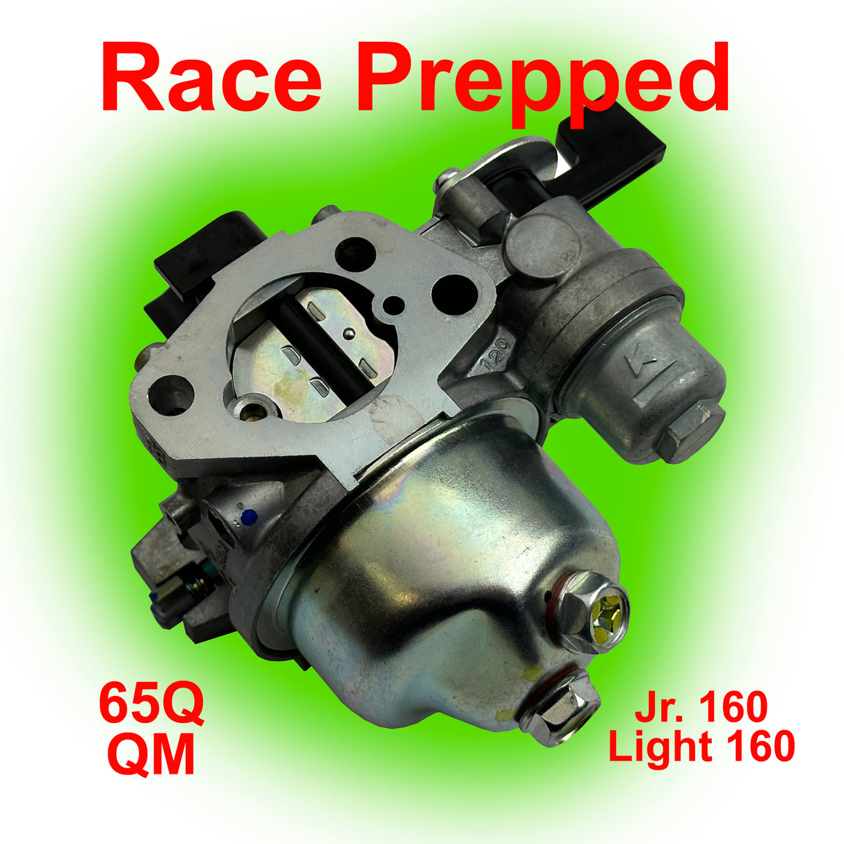 Race Prepped Honda JR/Light 160 Carburetor Assembly 16100-zot-911R Carb 65Q Thai GX160