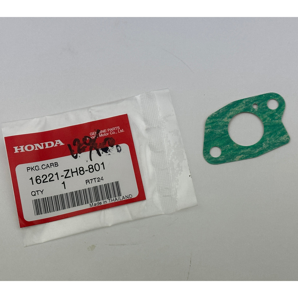 Genuine Honda GX120, GX160, GX200 Carburetor Intake Gasket for all Engines 16221-zh8-801