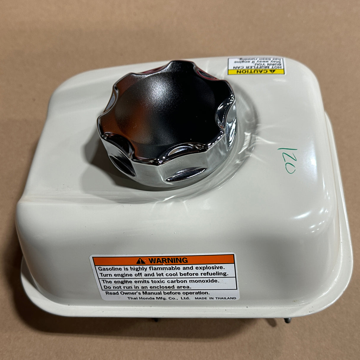 Genuine Honda GX120 Engine Fuel Gas Tank & Chrome Cap 17510-24H-000ZA Brand New