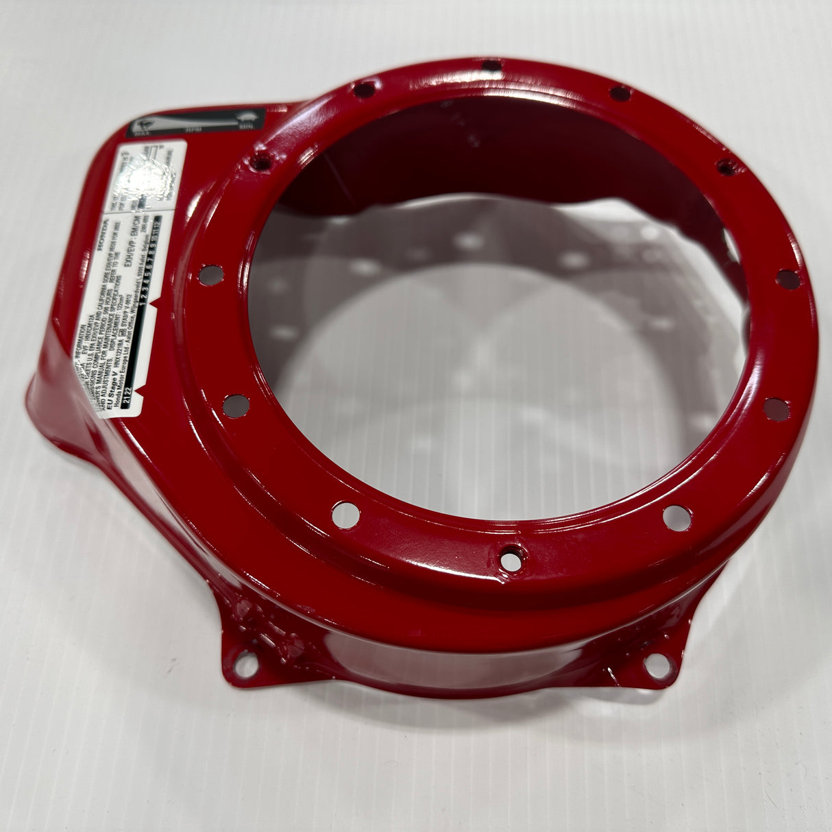 Genuine Honda GX120, R280 Red - Fan Cover Housing, Side Flywheel Cover. 19610-ze0-00zs