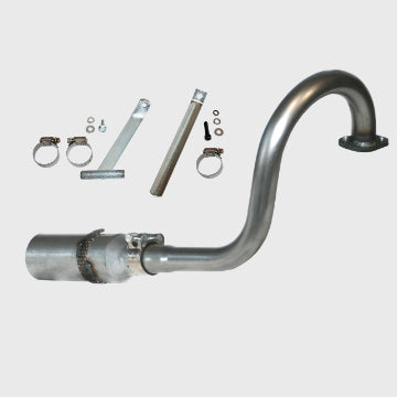 Briggs Lo206, Animal, Exhaust system complete, Pipe, Muffler, Hardware Right Side EXF5508