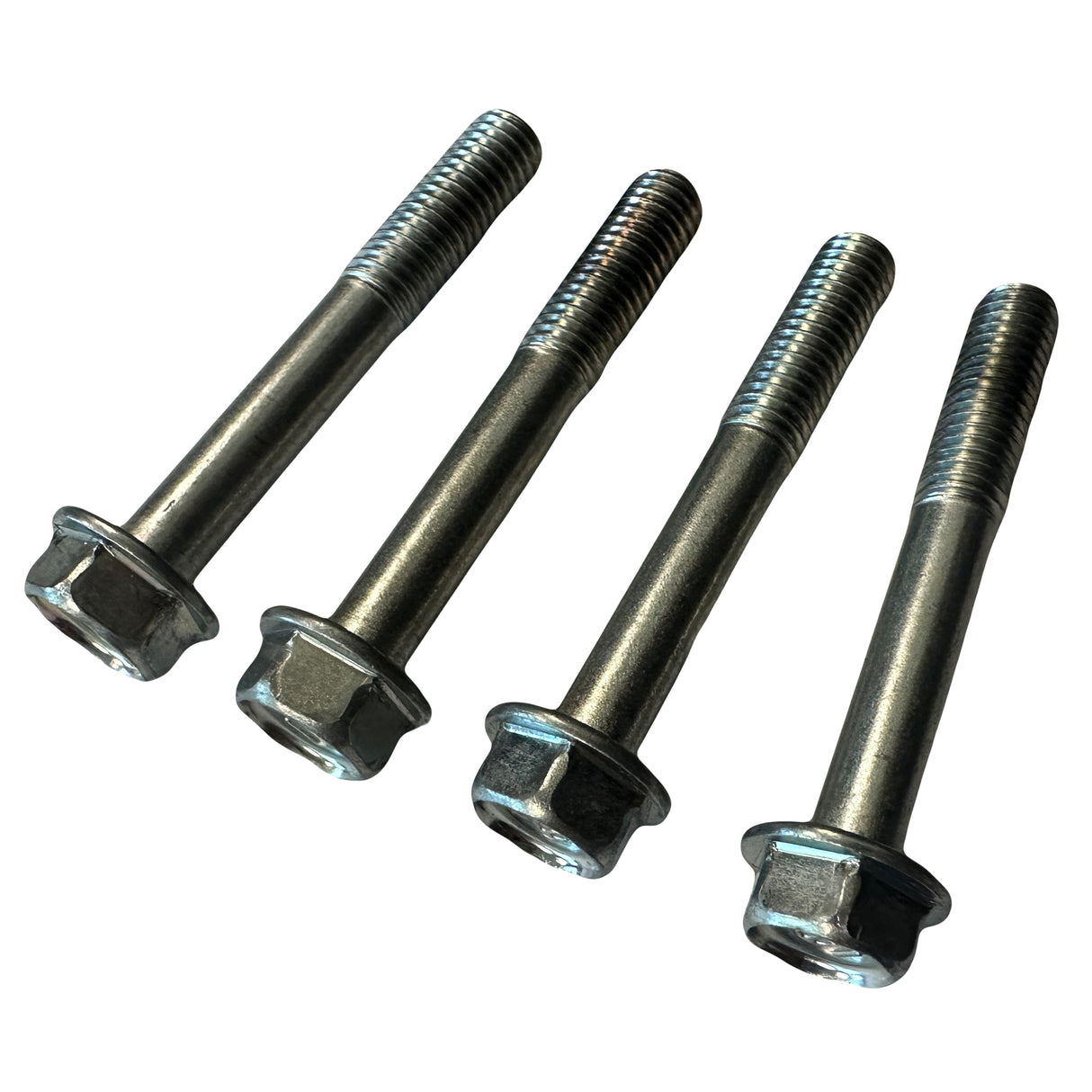 Honda 120, 160 Metric Flange Head Bolt, OAL 2.45, Bolt Length 2.15, M8x1.25 Thread, Length of thread 1”, 12 MM Hex. 95701-08055-00x4