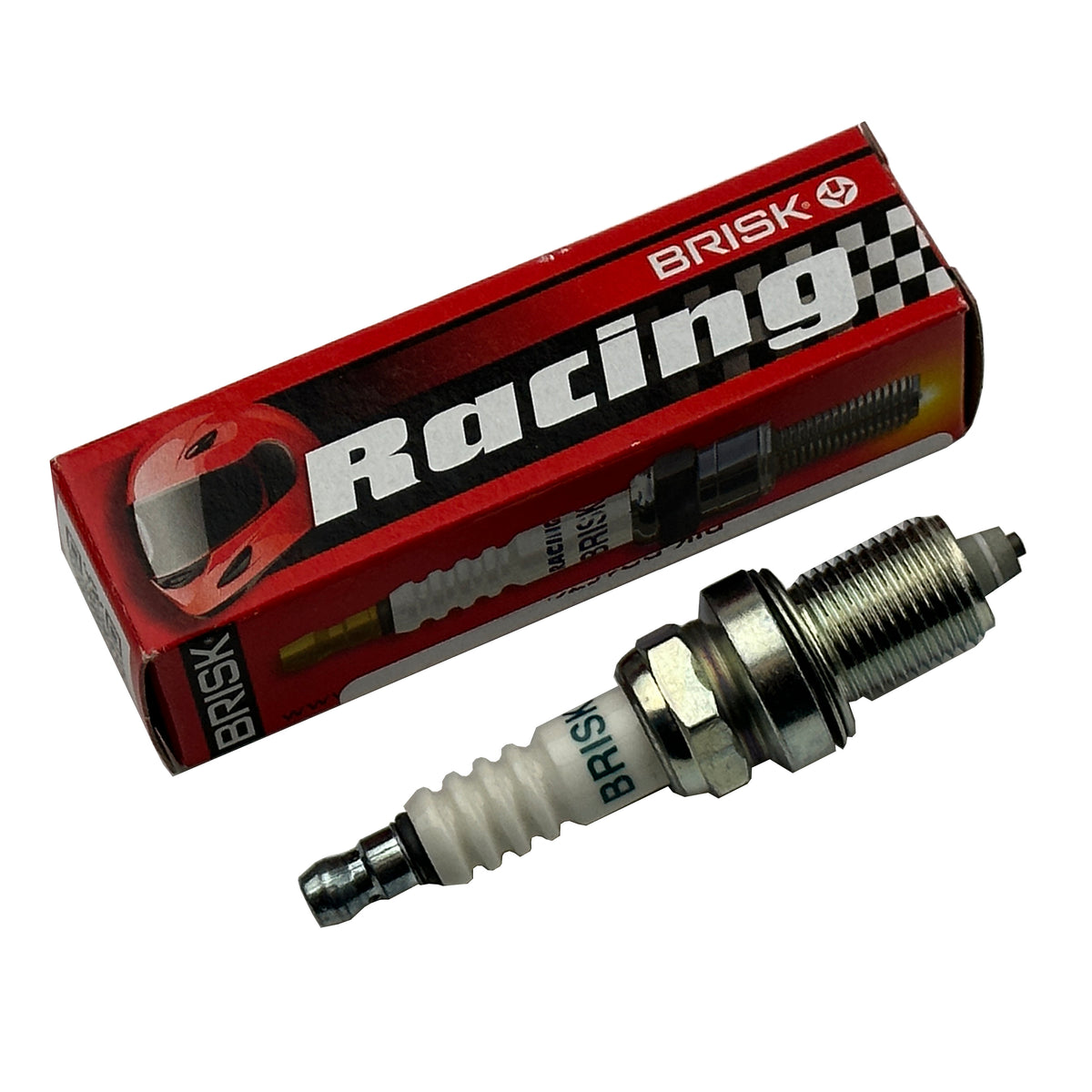 Candele D'Accensione BRISK Premium Racing DR15ZC - Set Di 4 Per Auto, Maggiore Potenza E Risparmio