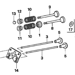 QM Genuine Honda Engine GX120 GX160 (GX140) 16lb Valve Spring 14751-ze1-000 2pc