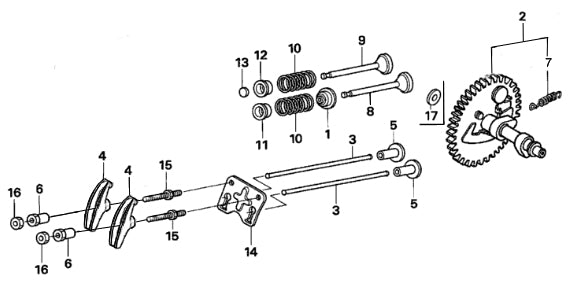 Honda 120 / 160 Intake Valve Stem Seal 12209-z4m-801