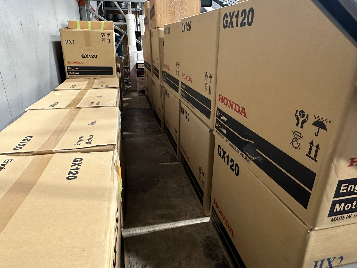 HONDA GX160 UT2 HX2 Horizontal 4-Stroke 163cc 4.8 Hp. 3/4" Shaft OHV Engine 6:1 gear box NEW