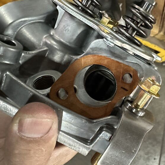 Briggs & Stratton Lo206 Animal Cylinder Head Exhaust Pipe Port Copper Gasket