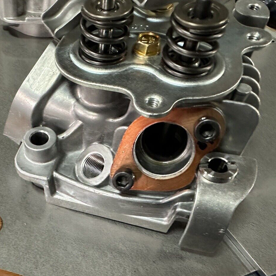 Briggs & Stratton Lo206 Animal Cylinder Head Exhaust Pipe Port Copper Gasket