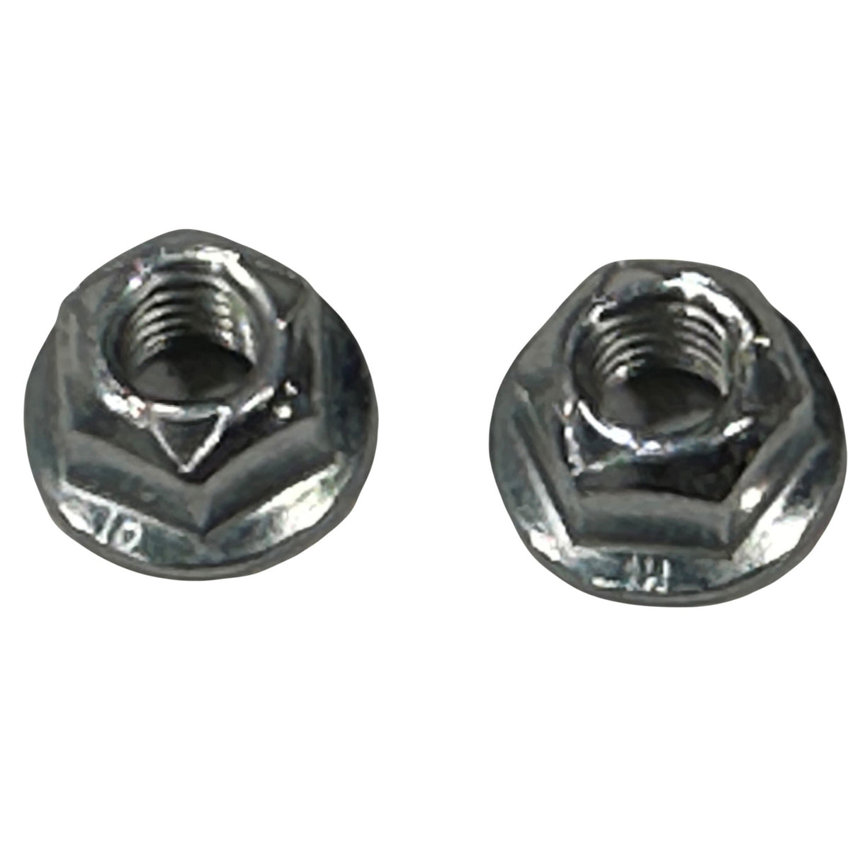 Briggs Animal Lo206 WF exhaust stud lock nuts, M6x1.0 thread, 2 piece