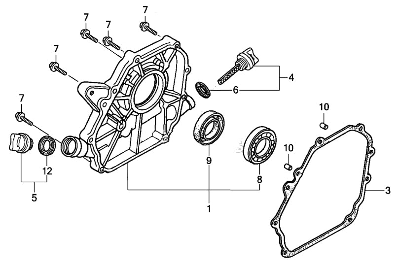 Honda 120/160 Side Cover Oil Seal - 91203-ze0-013 - 1pc
