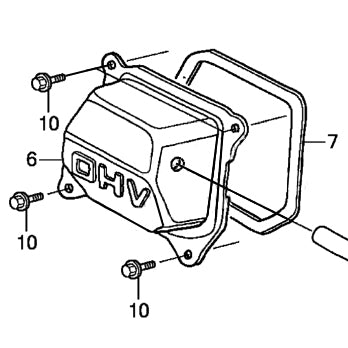 Honda 120, 160, 200 Valve Cover, Housing Cover, Heat Shield, Bolts 90013-883-000-4