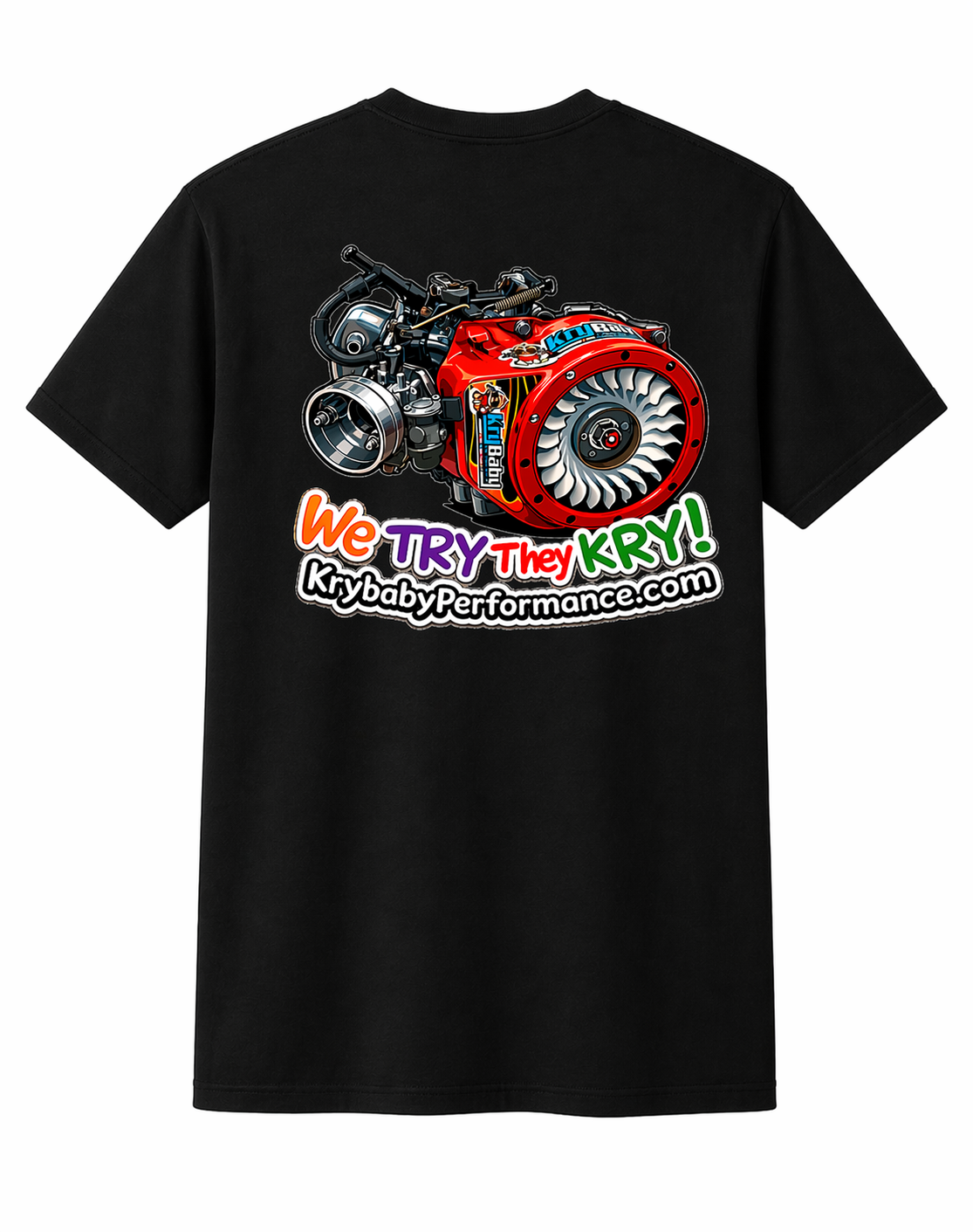 KryBaby Performance Quarter Midget Team Edition T-Shirt (Front & Back Print)