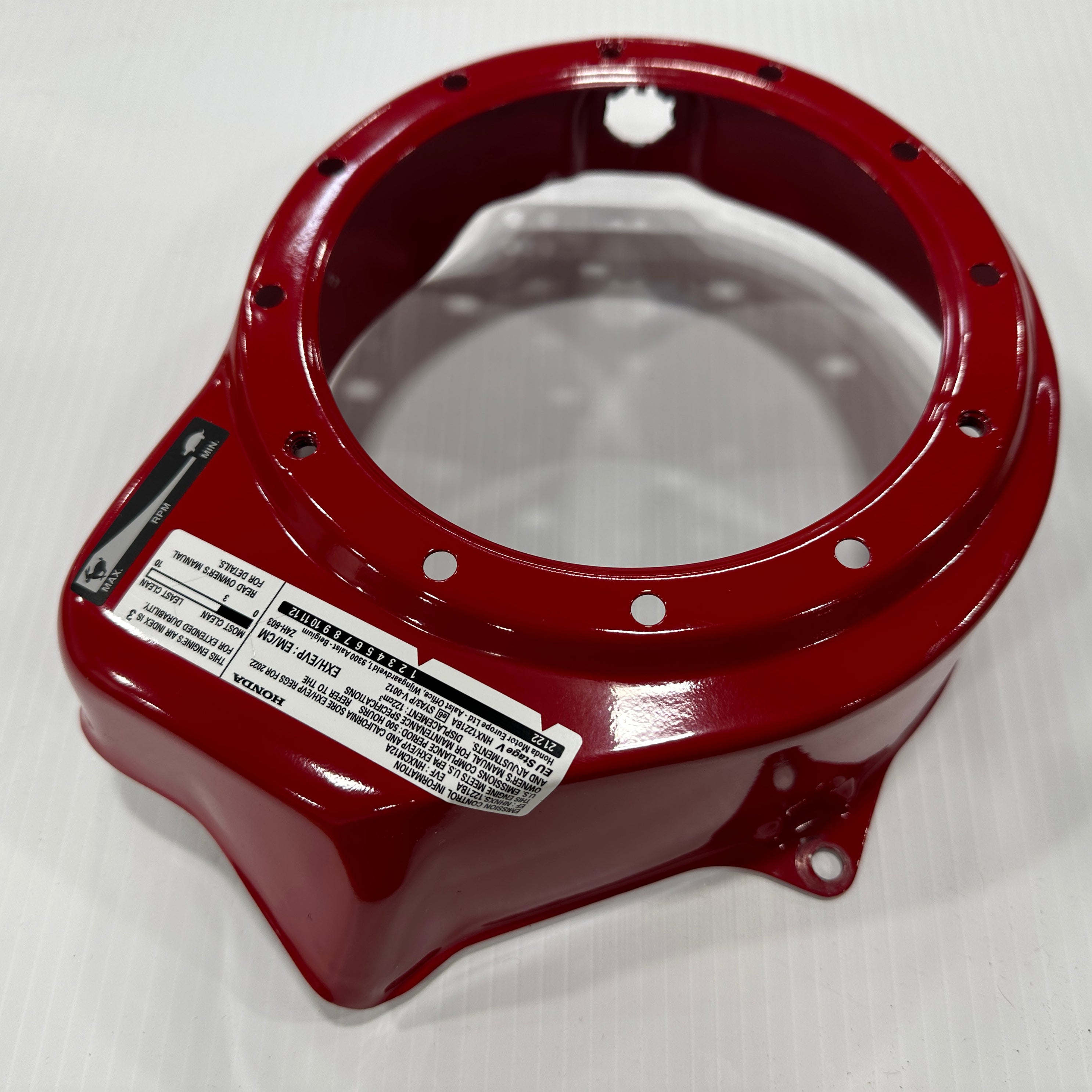 Genuine Honda GX120, R280 Red - Fan Cover Housing, Side Flywheel