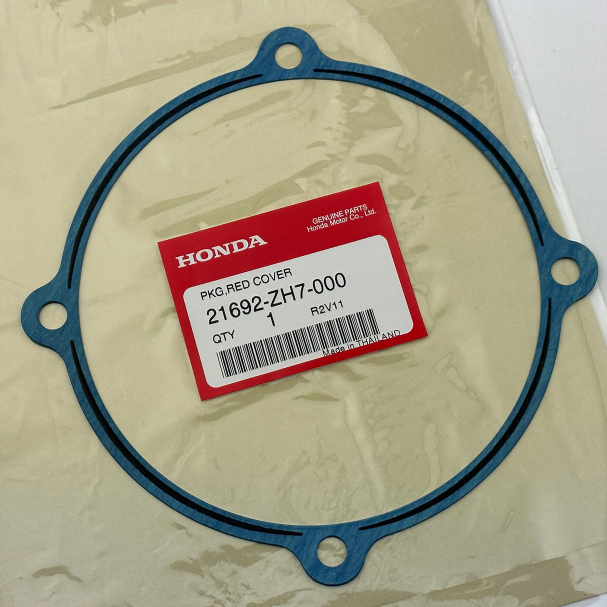 Genuine Honda  GX120, GX160, GX200  Gear Box Half Gasket for all HX2 Engines , Ratio 6 to 1 21692-zh7-000