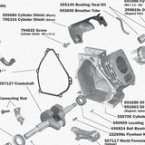 Briggs & Stratton Lo206 Animal Stock Connecting Aluminum Rod 555626