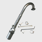 Briggs Lo206, Animal, Exhaust system complete, Pipe, Muffler, Hardware Oval Cage Kart EXF5702