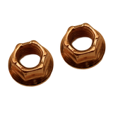 Honda GX120/160 / 200 Exhaust Pipe Hold Down Lock Exhaust Nuts - Copper Color.
