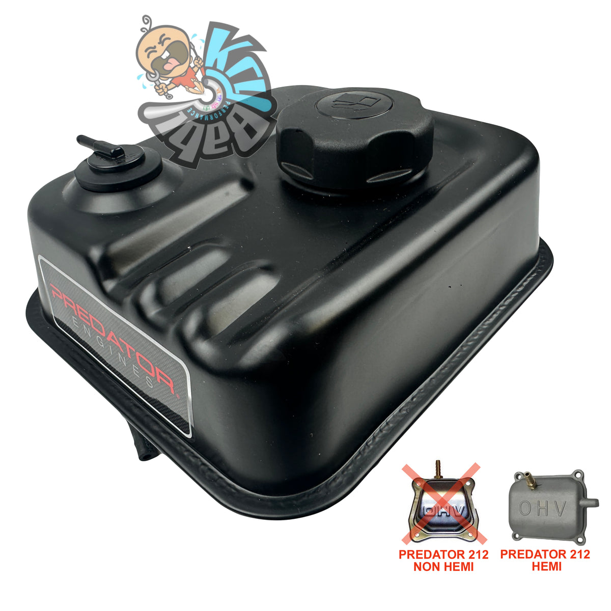 PREDATOR FUEL GAS TANK 212cc Hemi Brand New take off 69730 9 gal KBP40 ...