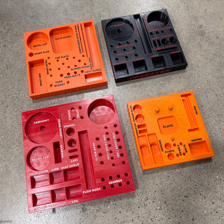 Briggs & Stratton Lo206 Animal WF Engine Cylinder Head Maintenance Tech tool tray parts holder KBP3128
