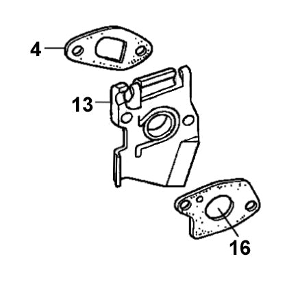 Genuine Honda GX120 Carburetor Insulator 16211-ze0-000 – Krybaby