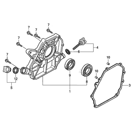 Honda  GX160 / Predator 212, Side Cover Crank Case Gasket, UT1 Engines KBP4009