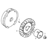 All Honda GX120, GX160, GX200 High Performance Small Cooling Fan .740 Thick.