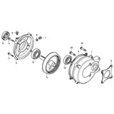 Genuine Honda  GX120, GX160, GX200  Gear Box Half Gasket for all HX2 Engines , Ratio 6 to 1 21692-zh7-000